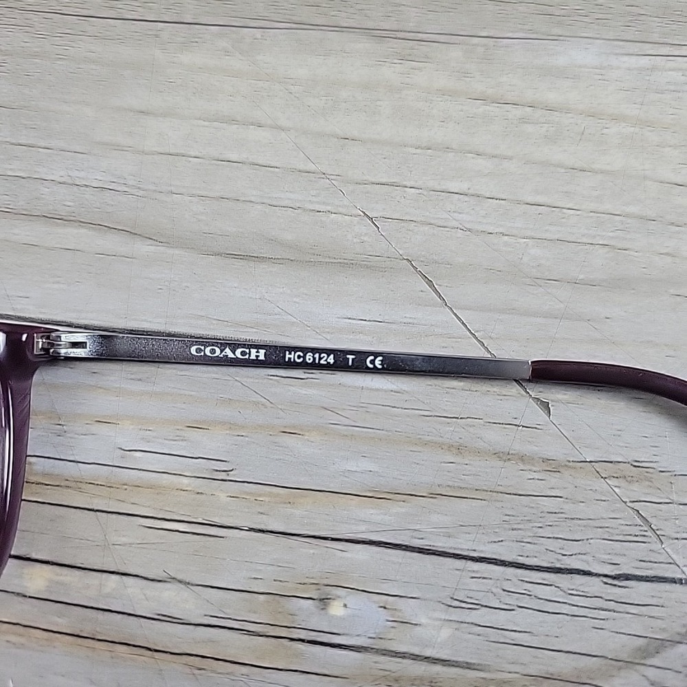 Coach Eyeglasses HC6124 5509 Solid Oxblood Metal Size 53-17-140 FRAMES ONLY - Picture 4 of 14